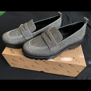 *BRAND NEW* Rhinestone loafers - Size 7